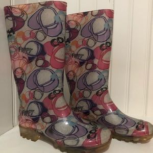 COACH Colorful rain boots